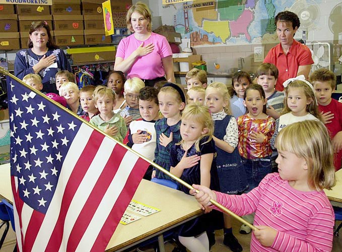 North Dakota Parents Upset Their Kid Was Forced To Stand For The Pledge Of Allegiance - Say Anything